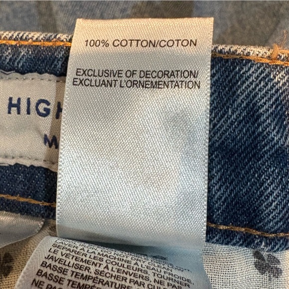 Lucky Brand Highrise Mom Patch Works Blue Jeans Size 6 Cotton - Picture 8 of 12
